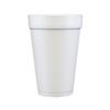 16 oz Foam Cups with Single Color Custom Logo