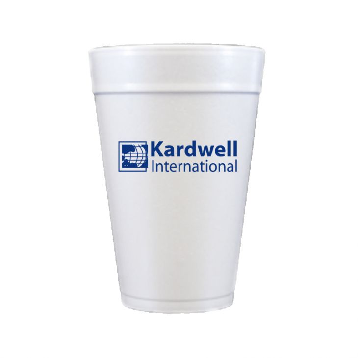 32 oz Foam Cups with Single Color Custom Logo main image