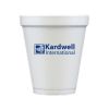 8 oz Foam Cups with Single Color Custom Logo