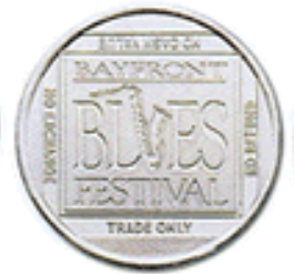 1 3/8"  Custom Engraved Natural  Aluminum Coin - 16 Gauge main image