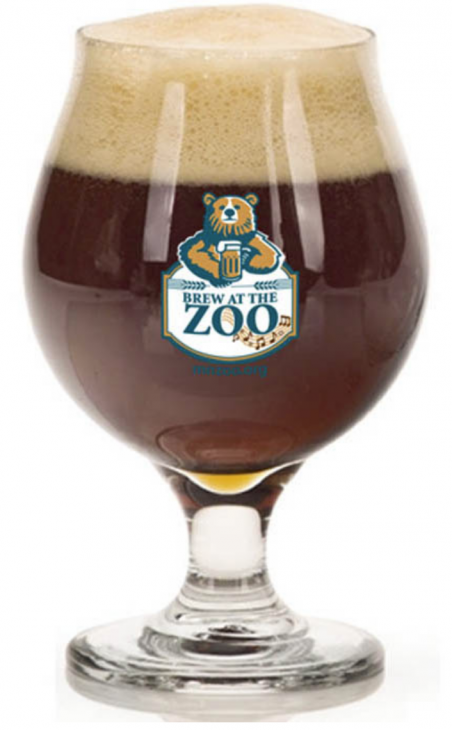 Custom 13 oz Belgian Beer Glass with Full Color  Logo main image