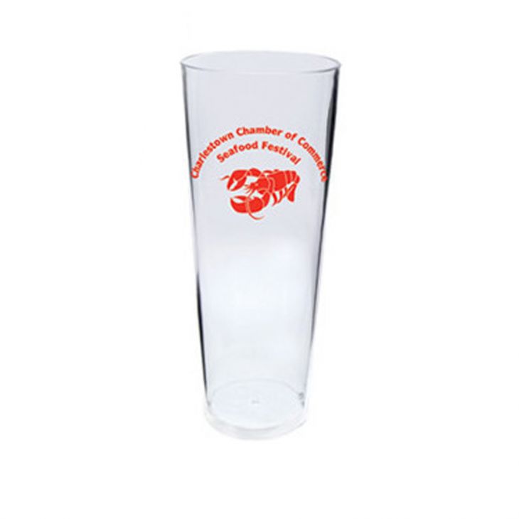 24 oz Custom Plastic Pilsner Glass main image
