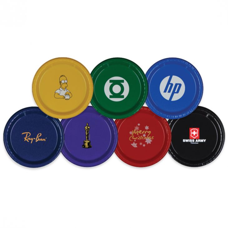 7" Plastic Plate: Colored main image