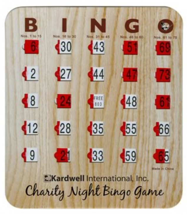 Printable Bingo Bag Pattern  Printable Word Searches