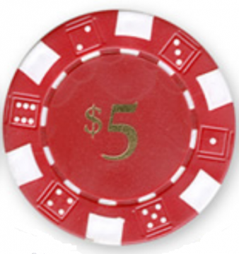Dice Value Poker Chips 11.5 Grams | Kardwell International