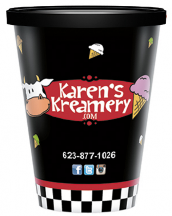 12 oz Full Color Clear Custom Plastic Cup main image