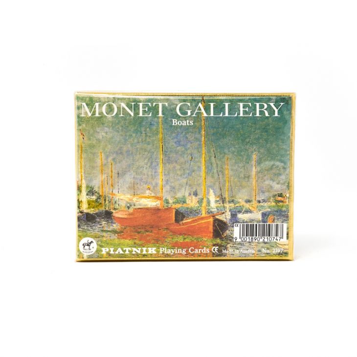 Piatnik Gift Set: Monet Boats - 2 Deck Set main image