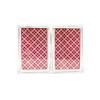 Poker Double Deck Card Box -Clear Acrylic Plastic for Poker Cards (2.5 x 3.5 inch cards)