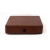 Pai Gow Tile Set in Brown Vinyl Snap-Shut Carry Case