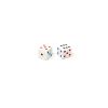 Multi-Colored Dice: 5/8 in., Multi Color Red, Blue, and Black Spots (per pair)