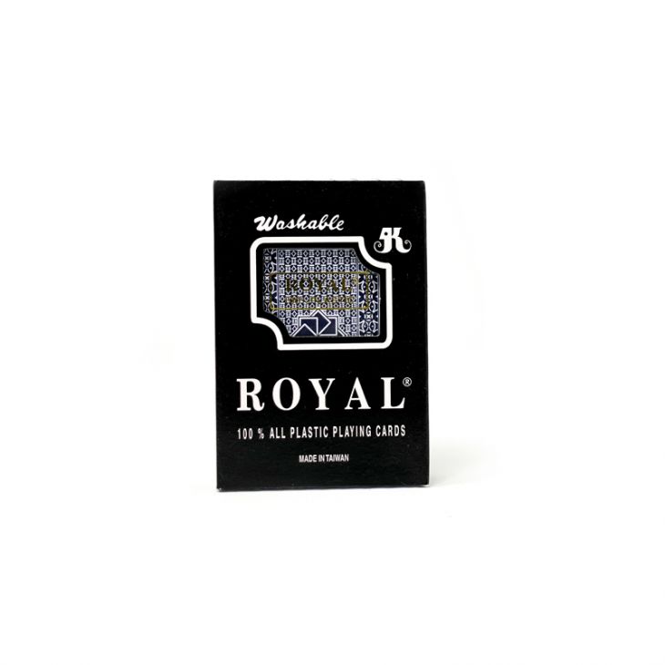 Royal Plastic Playing Cards: Narrow, Regular Index (Come in 2 Single Deck Plastic Cases) main image