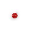 Lammer Button: High/Low, 1-1/4 in. Diameter