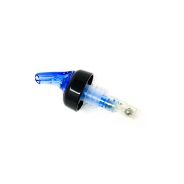 Precision Pourers: Acrylic, 1 oz, Blue with Collars (per Dozen)