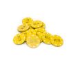 Poker Chips: Card Suits, 11.5 Gram / Heavy Weight, with Monogram, Yellow