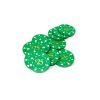 Poker Chips: Card Suits, 11.5 Gram / Heavy Weight, with Monogram, Green