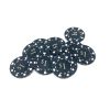 Poker Chips: Card Suits, 11.5 Gram / Heavy Weight, with Monogram, Black