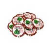 Poker Chips: Las Vegas Color Inlay Series, 8.5 Gram, $5, Red with White Edge Spots