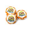Poker Chips: Ceramic Casino Chips, Pre-Denominated, $50 Orange