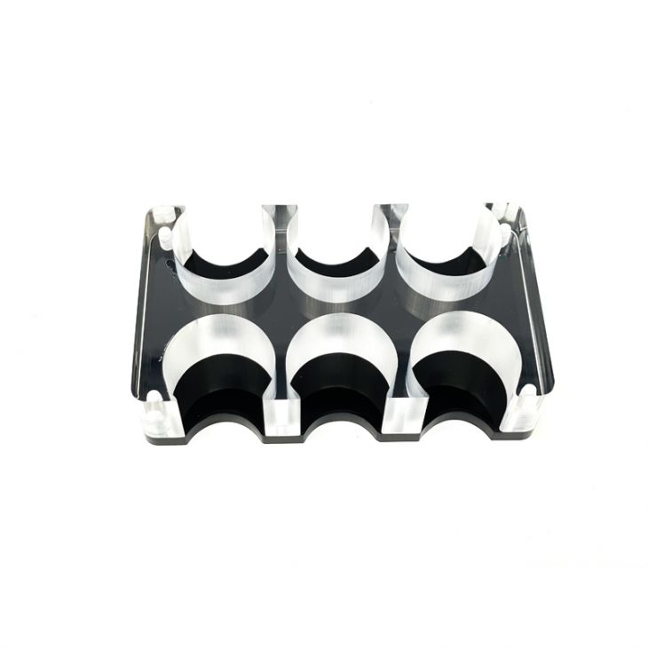 Lammer Rack: Acrylic, 6 Hole, Side-by-Side main image
