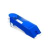 Baccarat Dealing Shoe: 8 Deck Capacity, Blue Acrylic with Clear Trim - 21 x 9 x 9 inches
