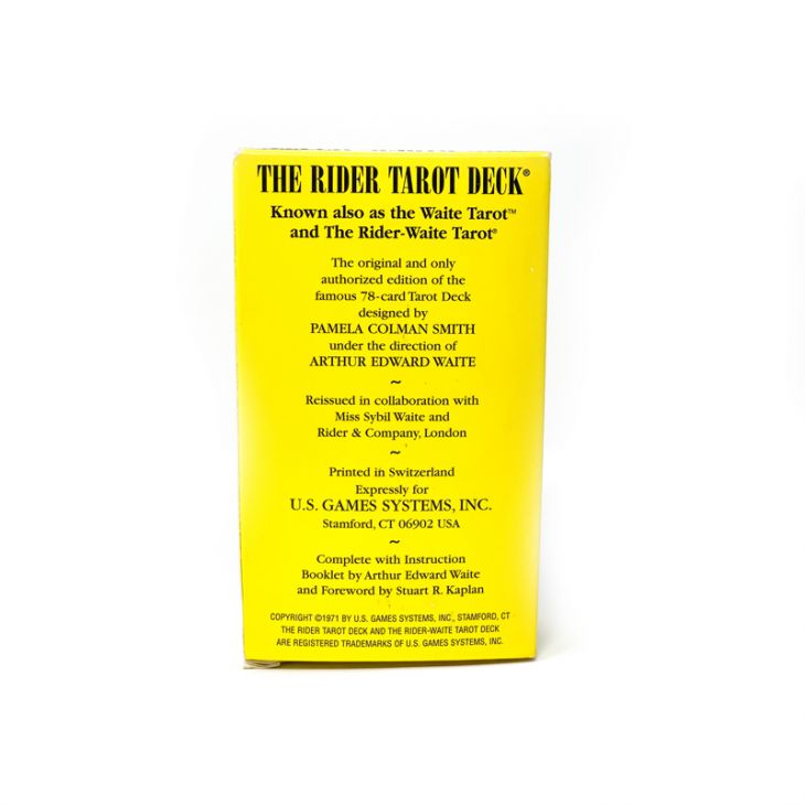 Playing Cards: The Rider Tarot Deck main image