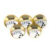 Poker Chips: Royal Flush, 100% Clay, Pre-Denominated Insert both sides, 10 Gram, $1000, Almond