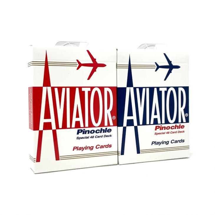 Details about   AVIATOR PINOCHLE STANDARD INDEX BLUE DECK POKER PLAYING CARDS MAGIC TRICKS NEW 