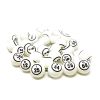 Bingo Balls: Ping Pong Balls Set, Double Numbered 1-75, White