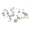 Bingo Balls: Ping Pong Balls Set, Single Numbered 1-75, White
