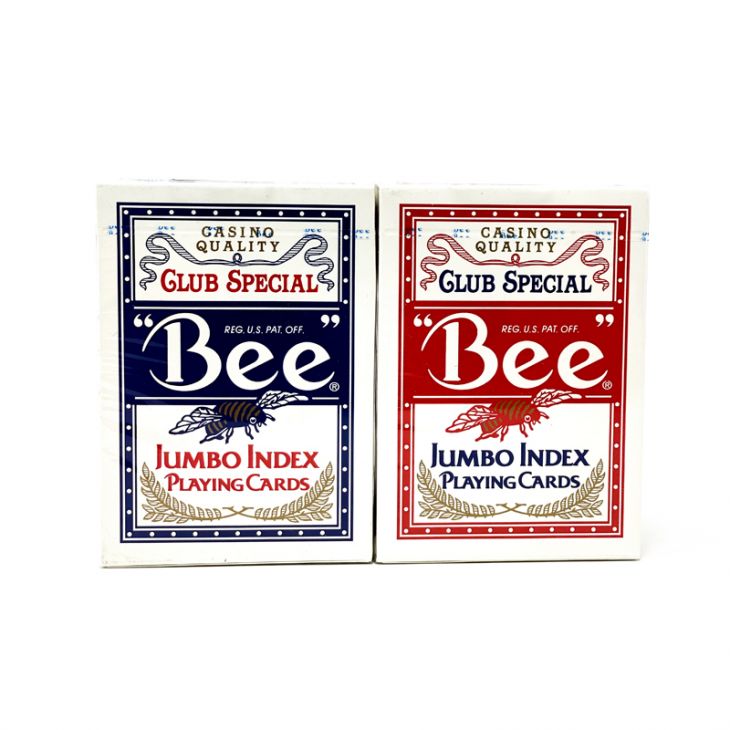 Bee Standard Index Poker Playing Cards Casino Quality Red And Blue 1 Deck by Bee 