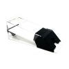 Blackjack Dealing Shoe, Casino / Professional Quality: 8-Deck, Clear with Black Trim