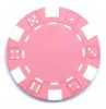 Poker Chips: Dice, 11.5 Gram / Heavy Weight, Pink