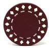 Poker Chips: Diamond, 8.5 Gram, Burgundy