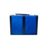 Backgammon Set: Designer Backgammon Set, Velour, Blue, 11 in x 8 in.