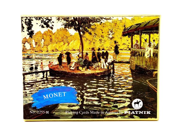 Piatnik Gift Set: Monet The Boathouse Playing Cards main image