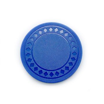 4 Gram Royal Blue Diamond Poker Chips - Set of 100