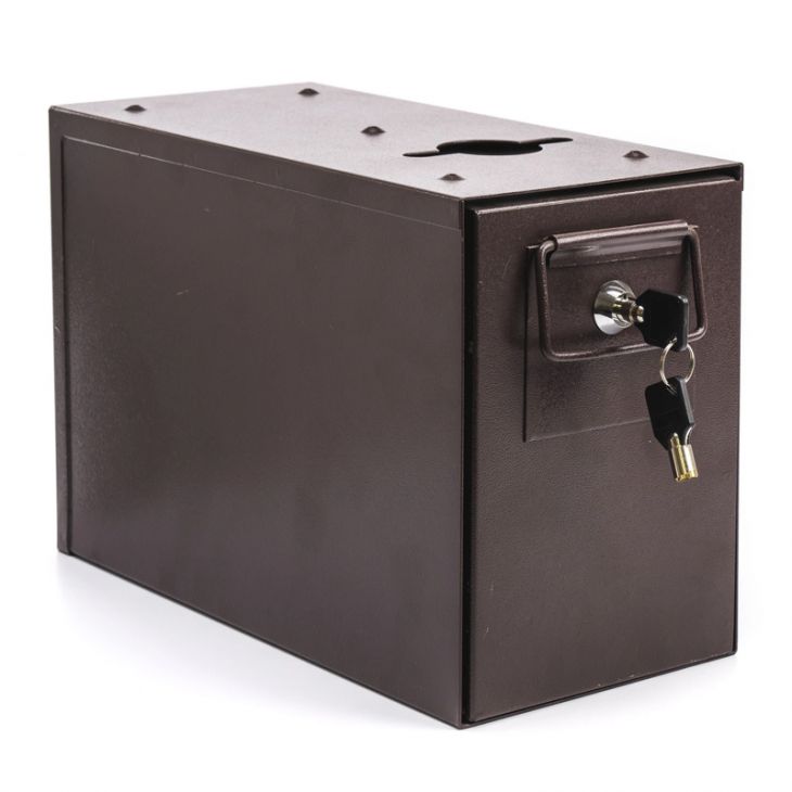 Money Drop Box: Slimline with Shield, 2 Locks and Keys, for Blackjack main image