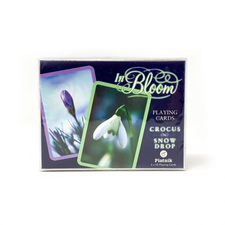 Piatnik Gift Set: In Bloom Crocus & Snowdrop - 2 Deck Set main image