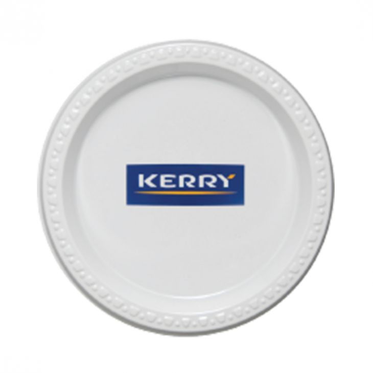 7" Plastic Plate - White main image
