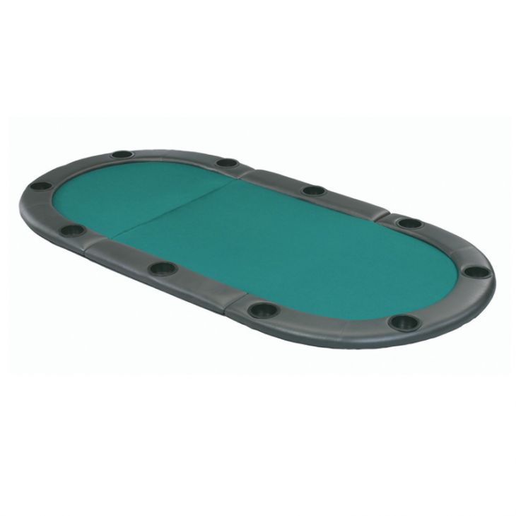 Poker Table Top: Folding Poker Top, 52 in. Across, Vinyl main image
