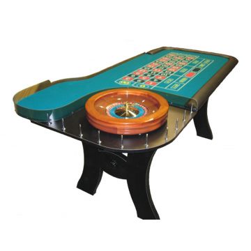 Roulette Table: 9 Foot Casino Style High Roller Roulette Table