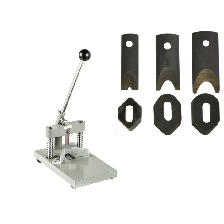 Playing Card Corner Cutter Replacement Blade Set: Set of Replacement Blade & Base Steel Plate for Ca main image
