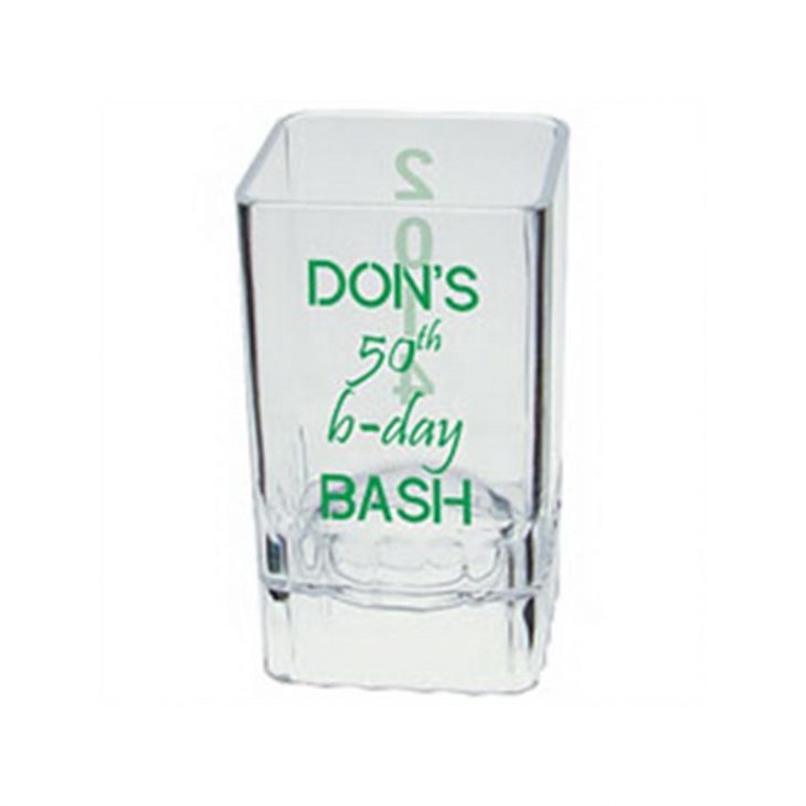 2 oz Fluted Square Shot Glass main image