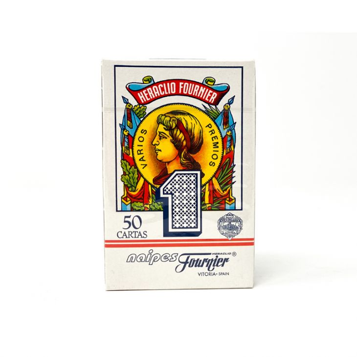 Spanish Playing Cards: Single Deck, 50 Cards in Tuckbox, red or blue backs main image