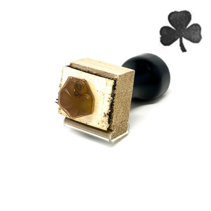 Rubber Stamp: Cloverleaf Design main image