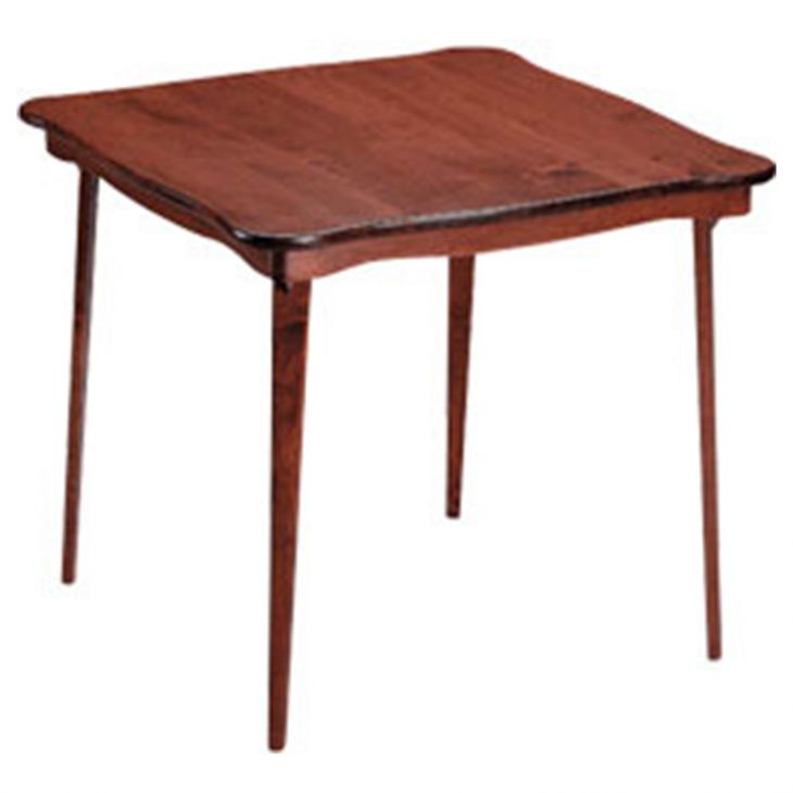 Bridge Table: Folding Table with Traditional Design, Curved Top and Sides (Style 352V) main image