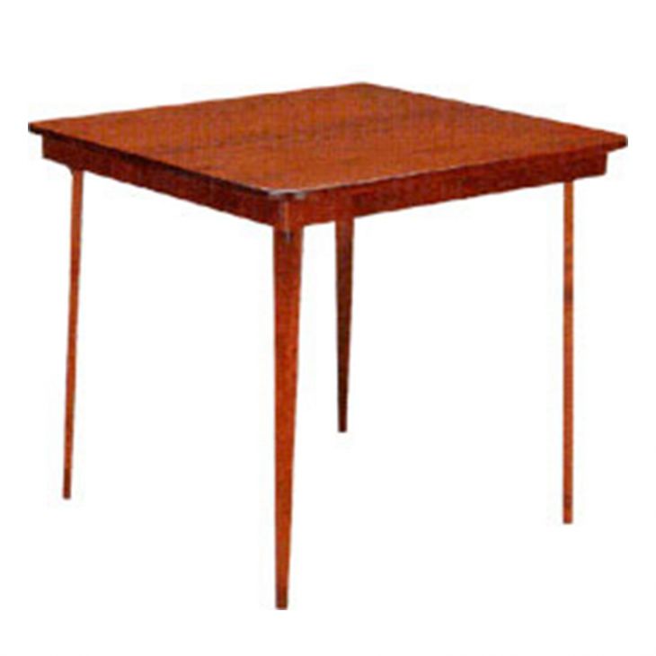 Bridge Table: Folding Table with Contemporary Design, Solid Wood Top (Style 456V) main image
