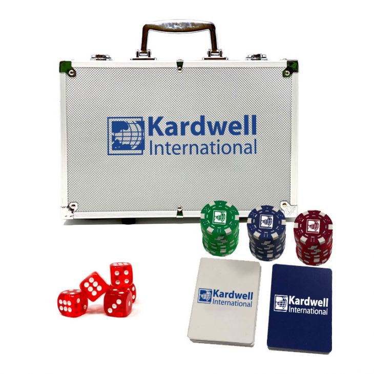 Custom Poker Case - holds 500 custom-printed chips main image