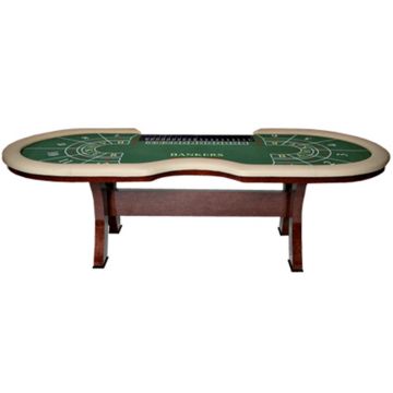 Baccarat Table: Deluxe 14-Player Baccarat Table