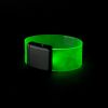 LED Light Up 1" Wrist Band with Magnetic Clasp - Green